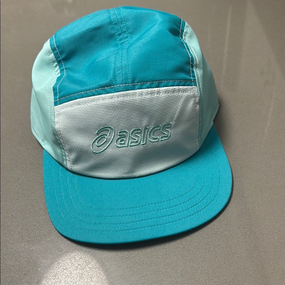 Asics Teal and White Cap
